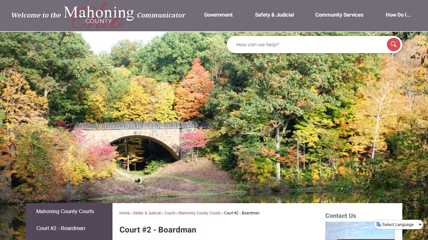 Court #2 - Boardman | Mahoning County, OH